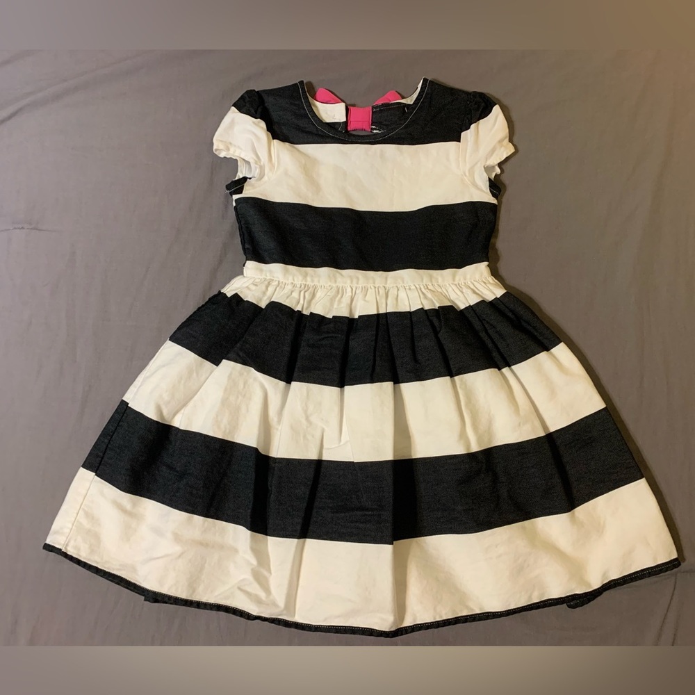 Gymboree Black and White Striped Dress